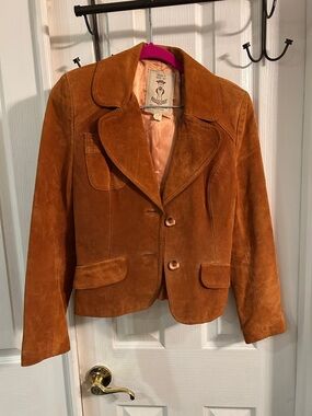 Gassy Jack rust suede vintage jacket